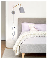 Dyla Bed 160x200, Light gray