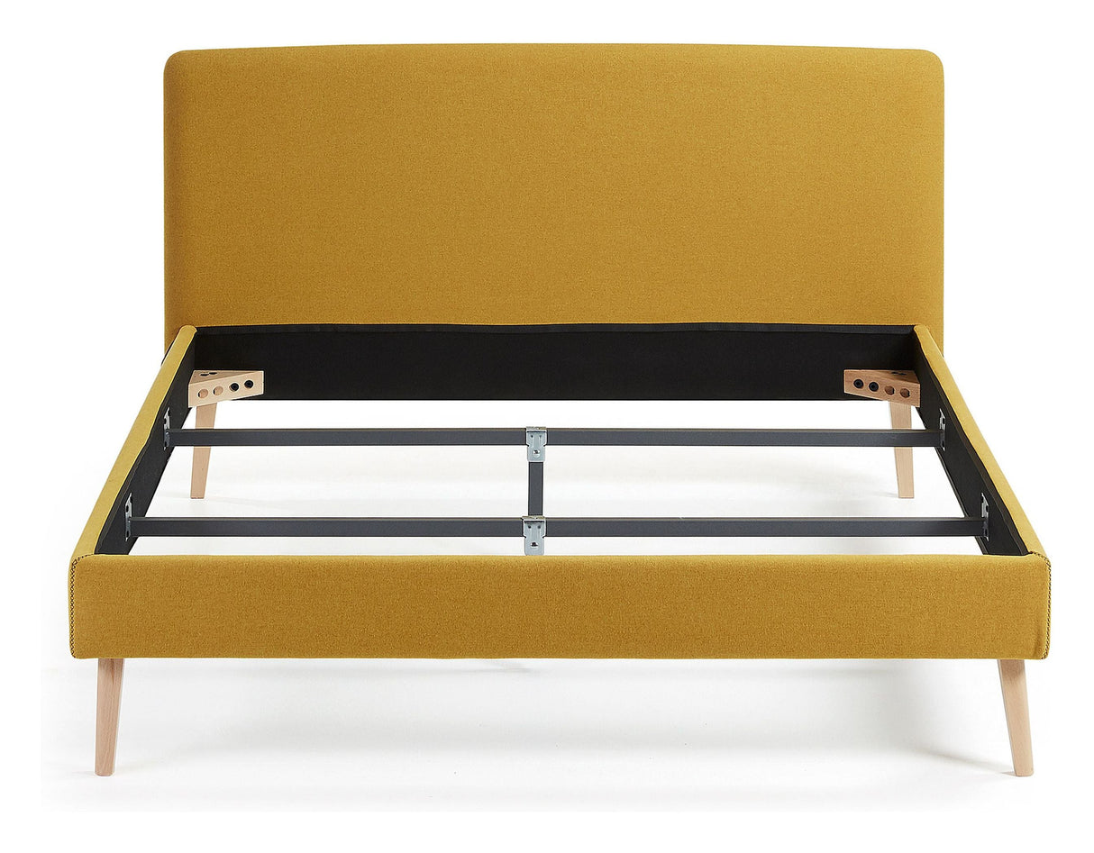 DYLA Bed frame, Mustard, 160x200