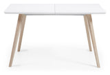 EUNICE Dining table with pull-out, White, 140 - 220x90