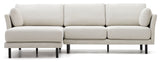 GILMA 3-pers. Sofa - white/black