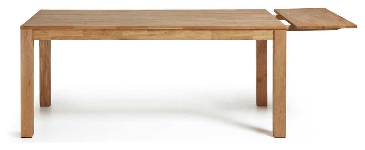 ISBEL Dining table with extension, Nature, 140 - 220x90