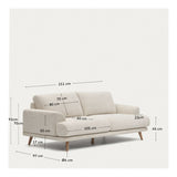 Karin 2-pers. Sofa, Beige