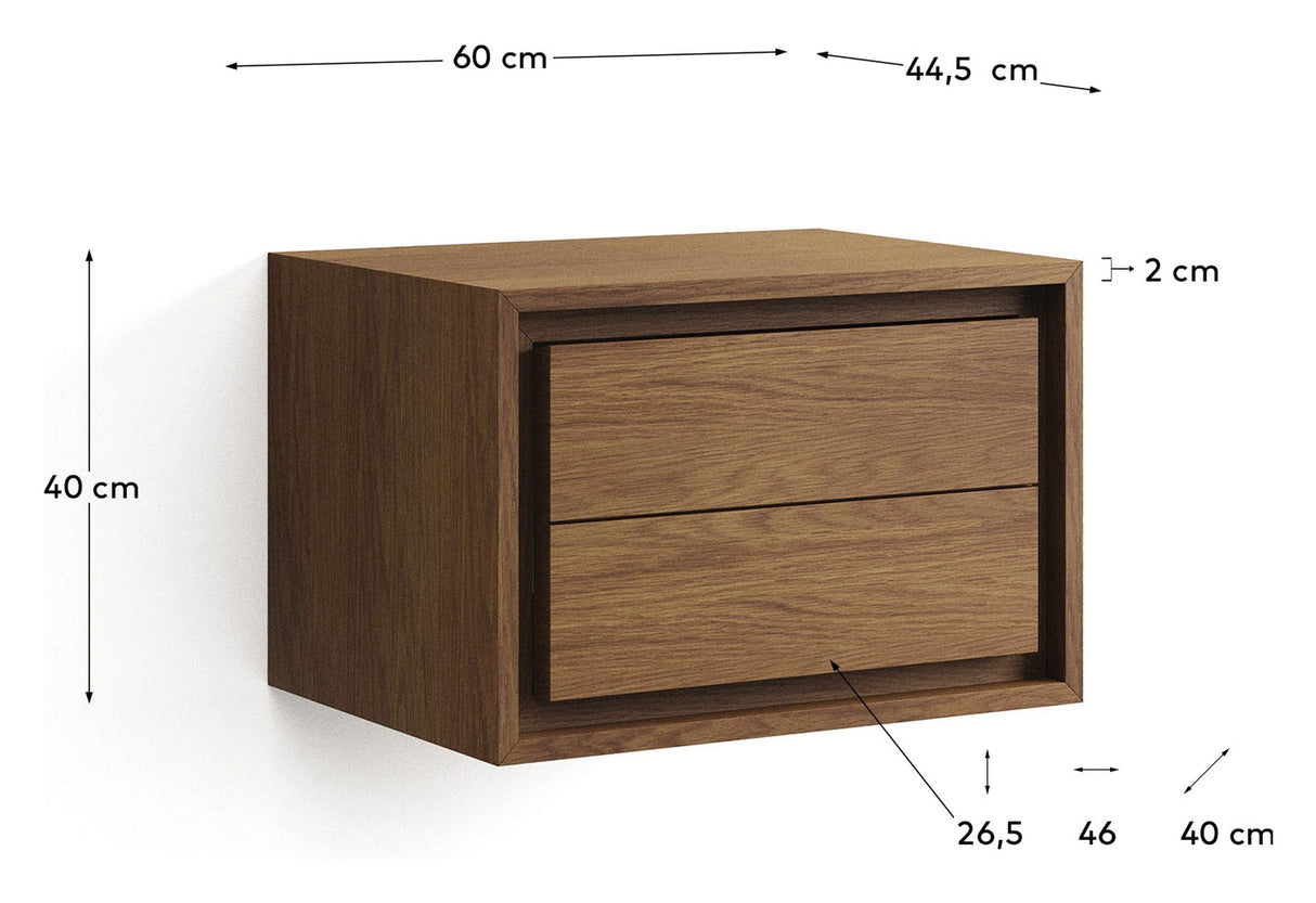 KENTA Bathroom Base, Brown, Teak, 60x45x40