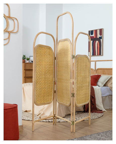 Krysia Room divider, Nature/ Rattan