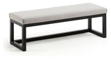 LOYA Bench, Gray, B:128