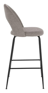 Mahalia Barstool H:63, Light gray