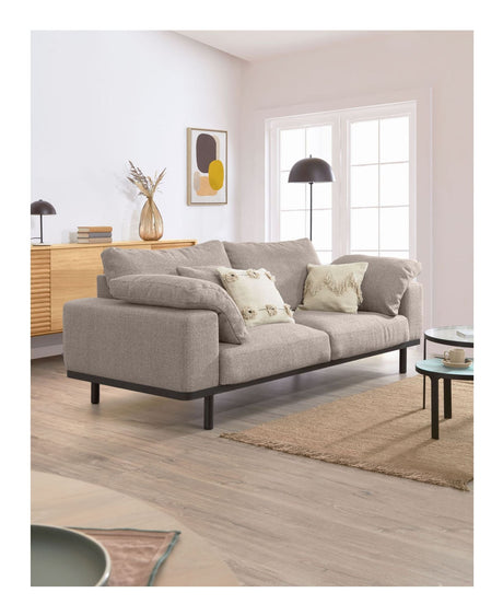 Noa 3-pers. Sofa, Beige/Black