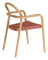 Sheryl Garden Chair, Terracotta rope seat