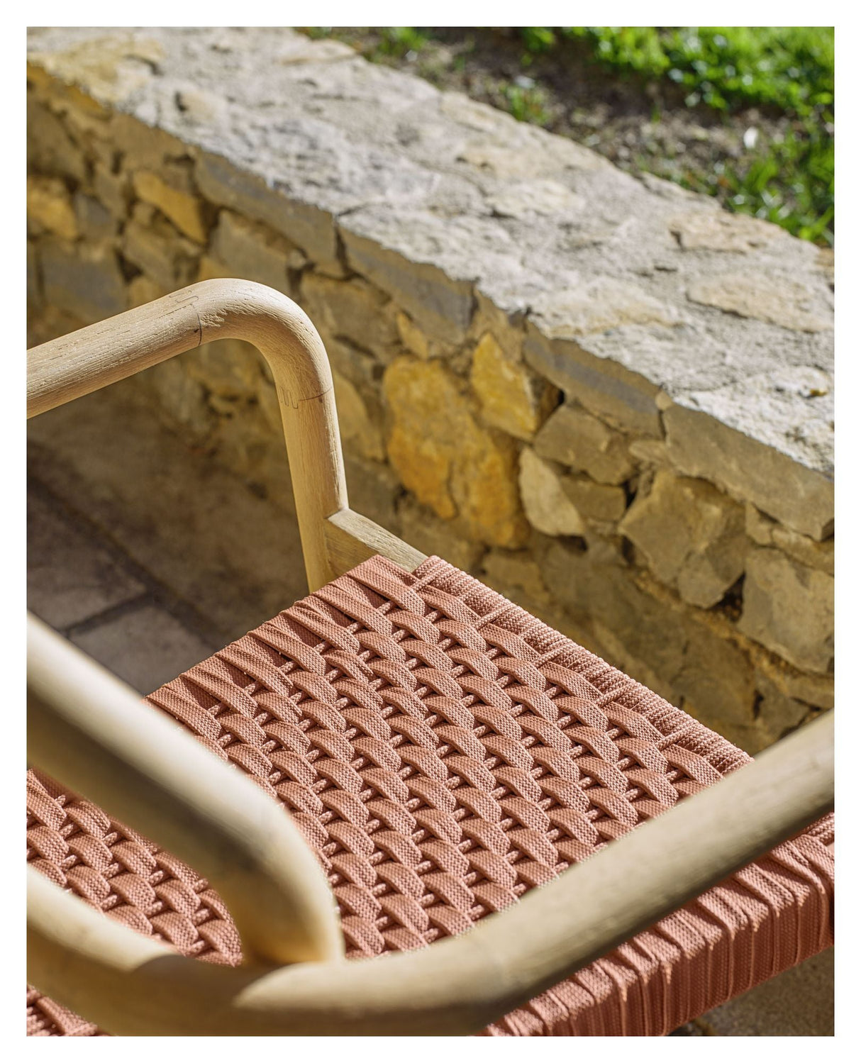 Sheryl Garden Chair, Terracotta rope seat