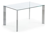 SPOT Dining table, Tempered glass, 142x92