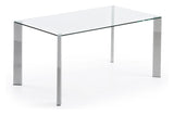 SPOT Dining table, Tempered glass, 162x92