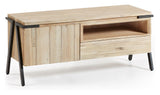 THINH TV Table, Nature/Solid acacia, 125x53