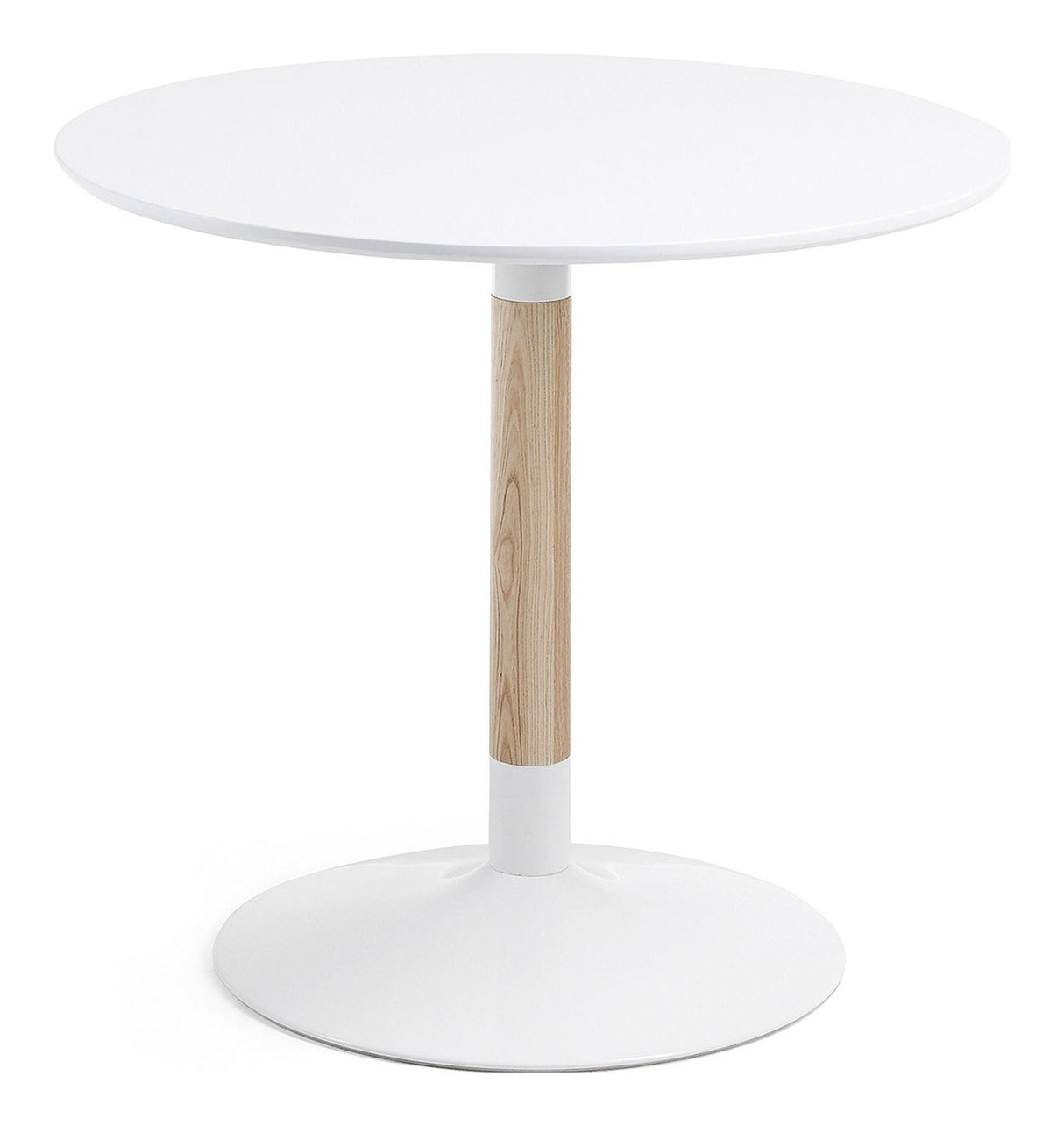 TRICK Dining table, White, 90x90