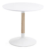 TRICK Dining table, White, 90x90