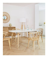 TRISE Dining chair, Natural lacquer