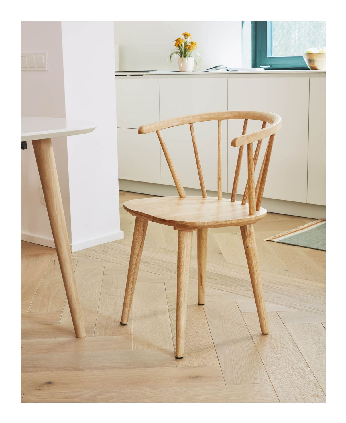 TRISE Dining chair, Natural lacquer