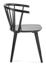 TRISE Dining chair, Black lacquer