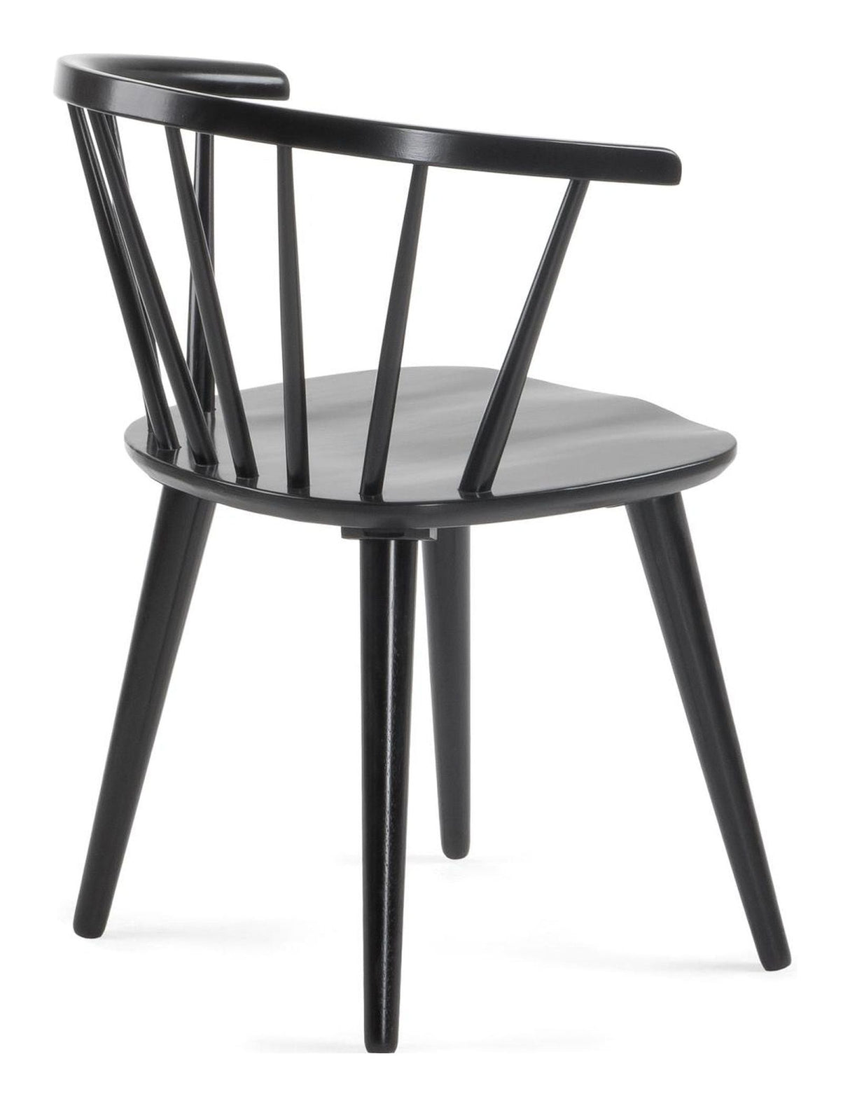 TRISE Dining chair, Black lacquer