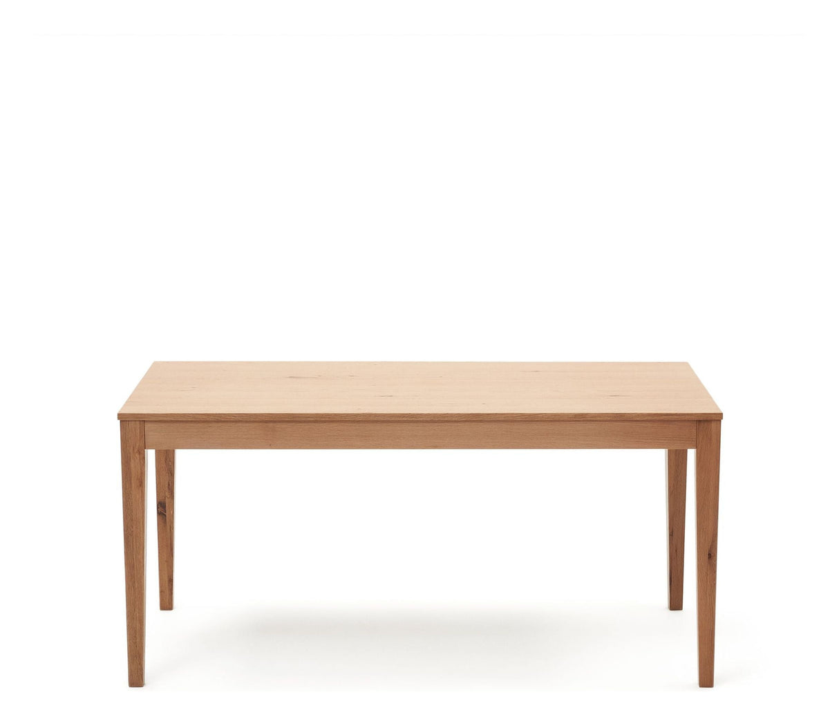 YAIN Dining table with extension, Nature Wood, 160x80