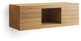 YENIT Bathroom Base, Nature, Teak, 120x45x40