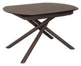 Yodalia Extendable table, Brown ceramic, 130x100