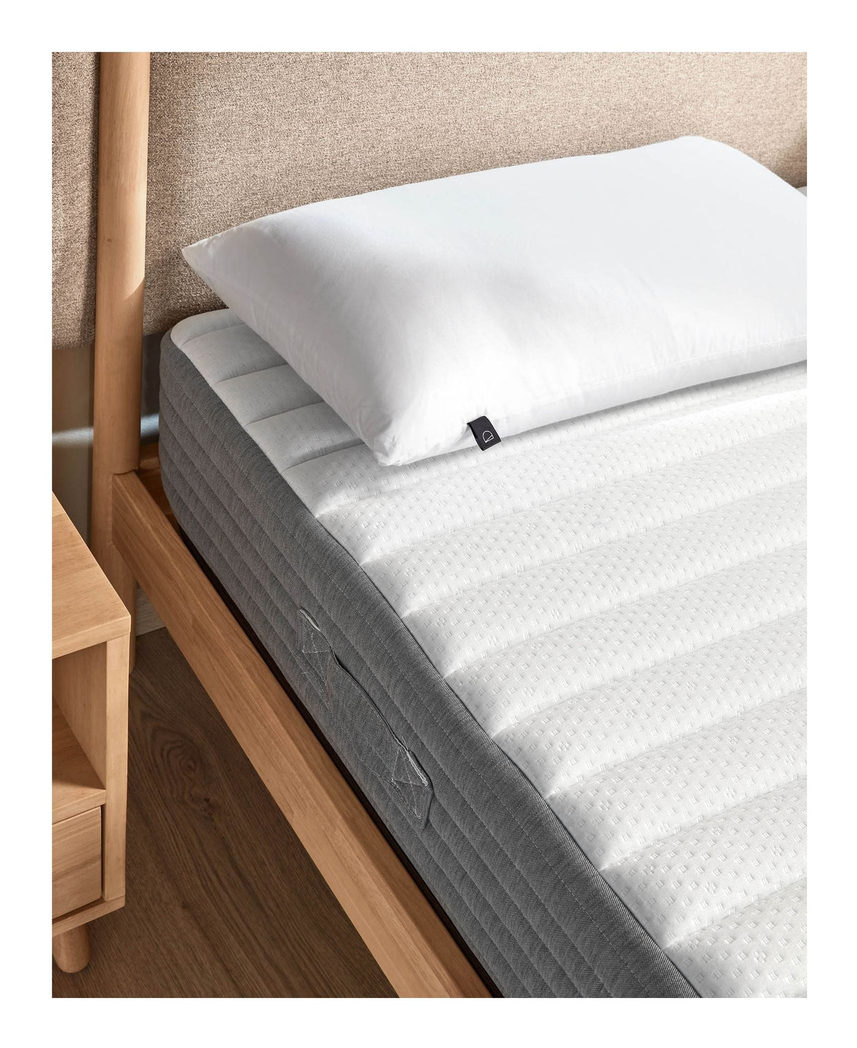 YOKO Spring mattress, White, 160x200