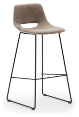 Zahara Barstool, Brown fabric, H:76