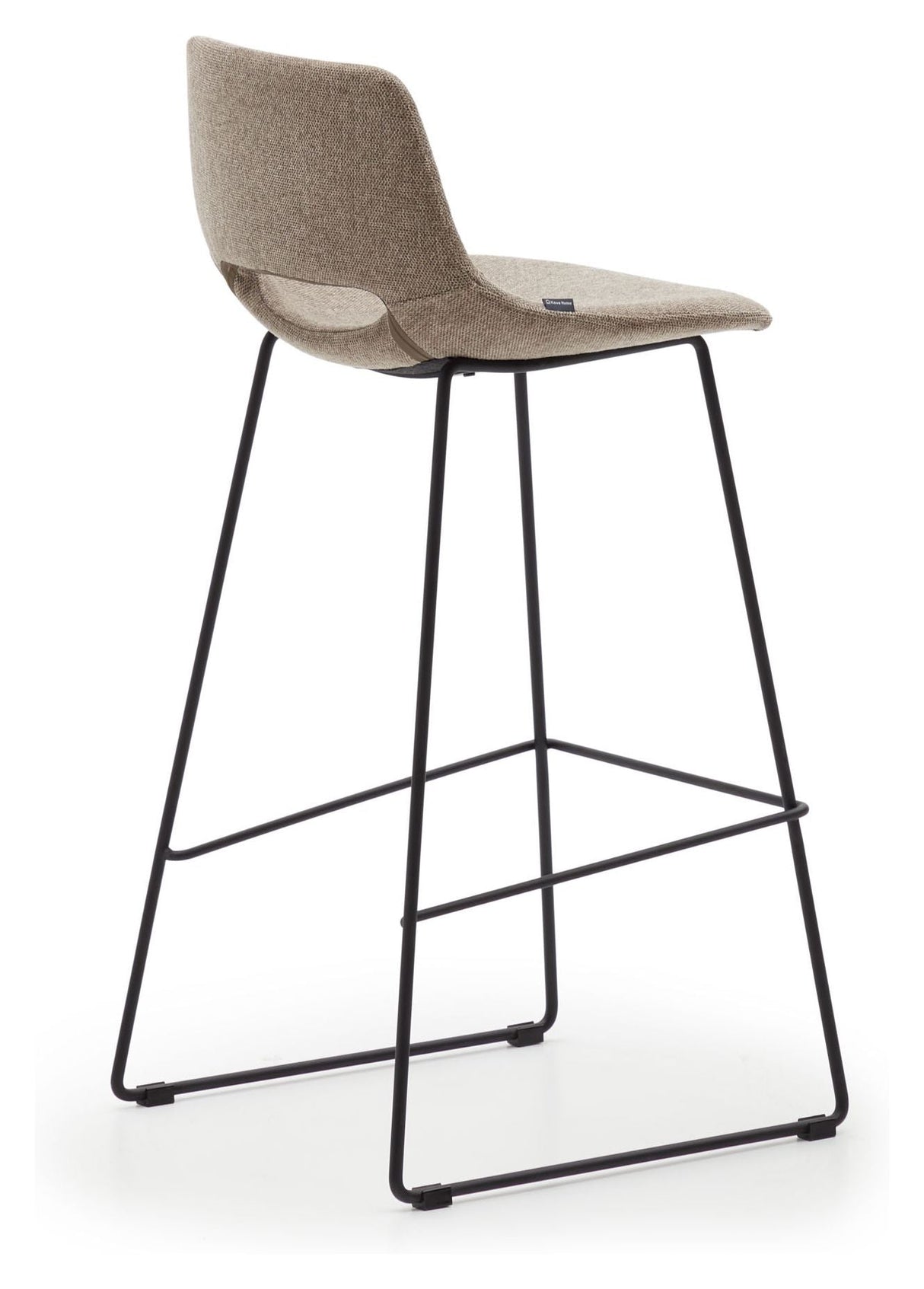 Zahara Barstool, Brown fabric, H:76