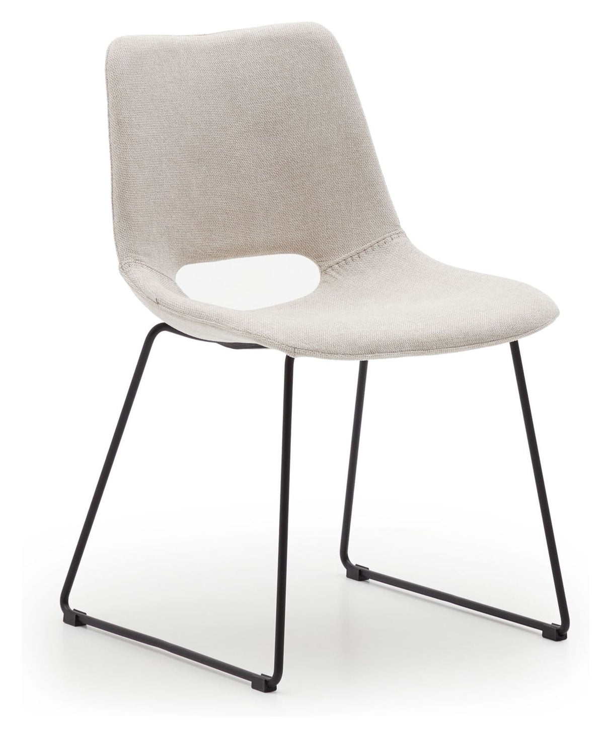 Zahara Dining chair, Beige fabric