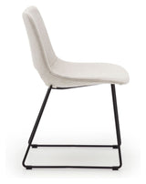 Zahara Dining chair, Beige fabric