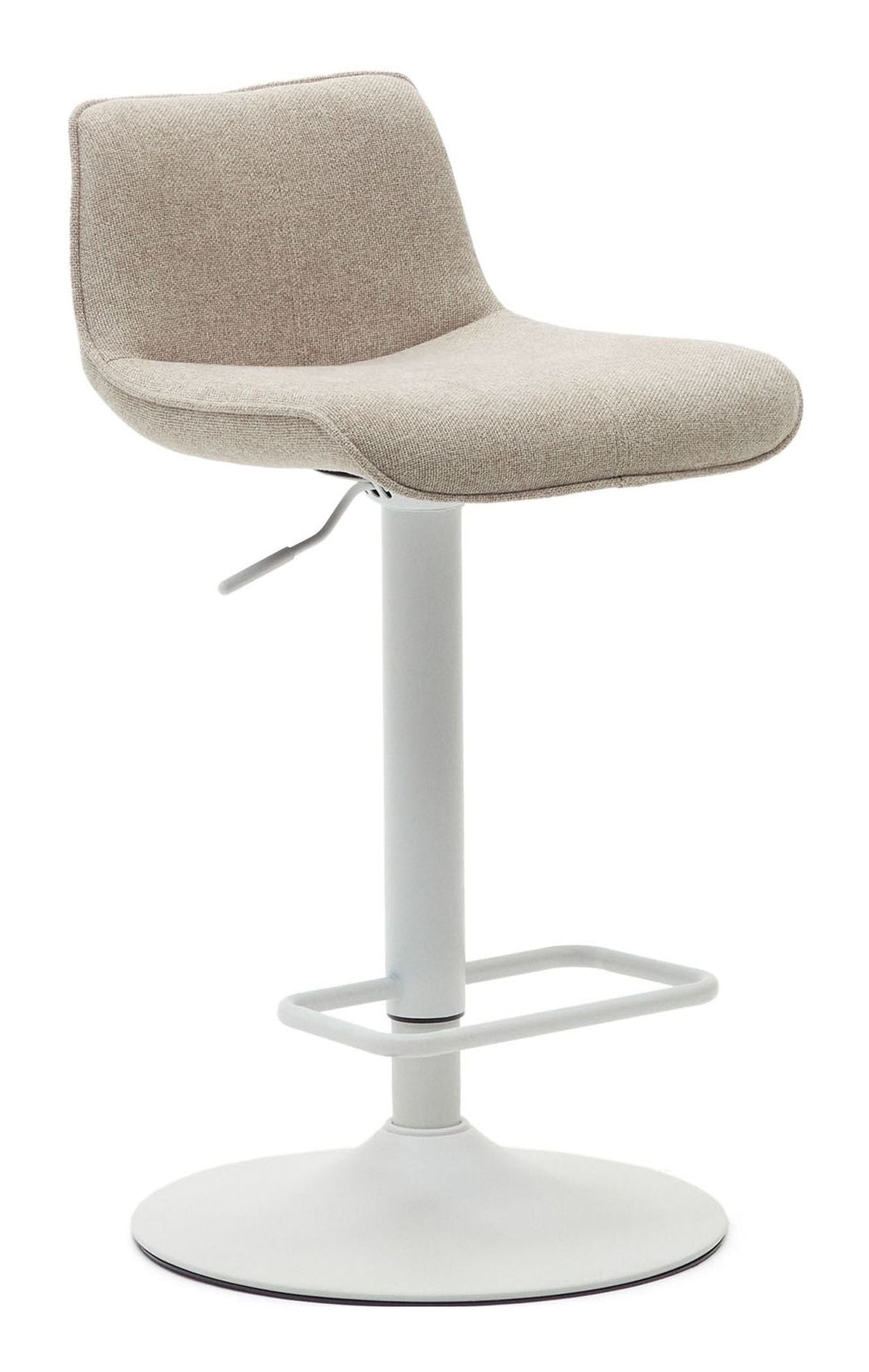 ZEND Bar stool with turn, White, H:85