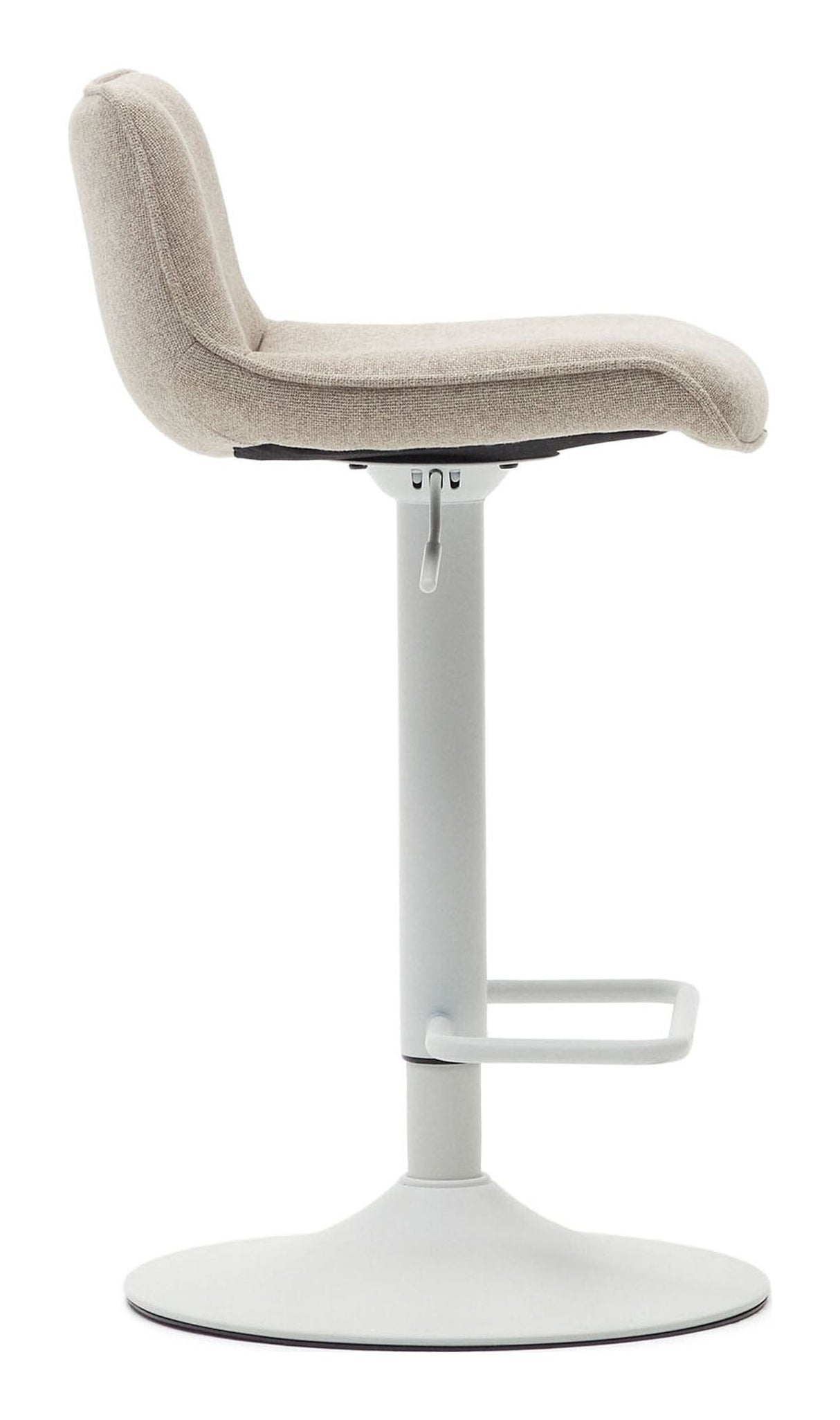 ZEND Bar stool with turn, White, H:85