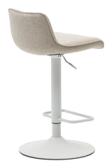 ZEND Bar stool with turn, White, H:85