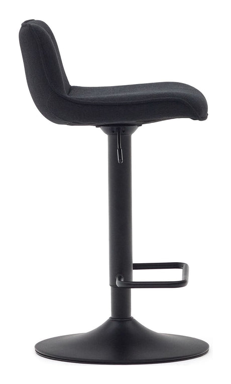 ZEND Bar stool with turn, Black, H:85