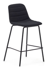 ZUNILDA Bar Chair, Black, H:65