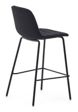 ZUNILDA Bar Chair, Black, H:65