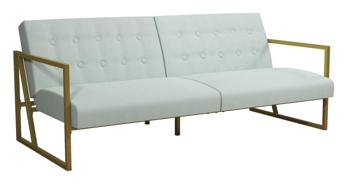 Lexington Modern Sofa Bed, Pale Teal