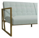 Lexington Modern Sofa Bed, Pale Teal