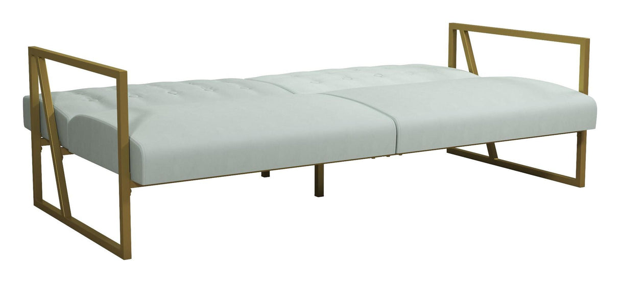 Lexington Modern Sofa Bed, Pale Teal