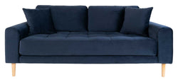 Lido 2.5-pers. Sofa, Dark Blue Velvet