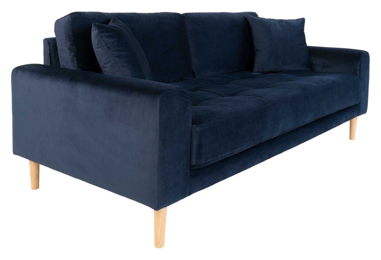 Lido 2.5-pers. Sofa, Dark Blue Velvet