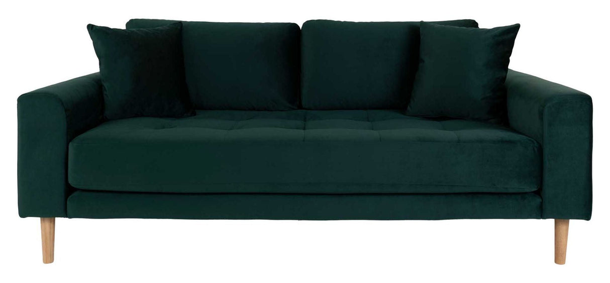 Lido 2.5-pers. Sofa, Dark Green Velvet