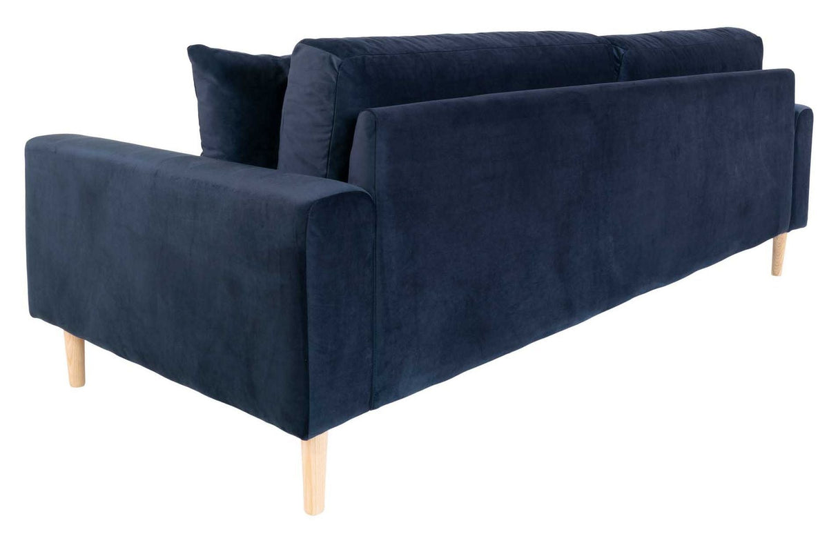 Lido 3-pers. Sofa, Dark Blue Velvet