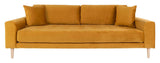 Lido 3-pers. Sofa, mustard yellow velvet