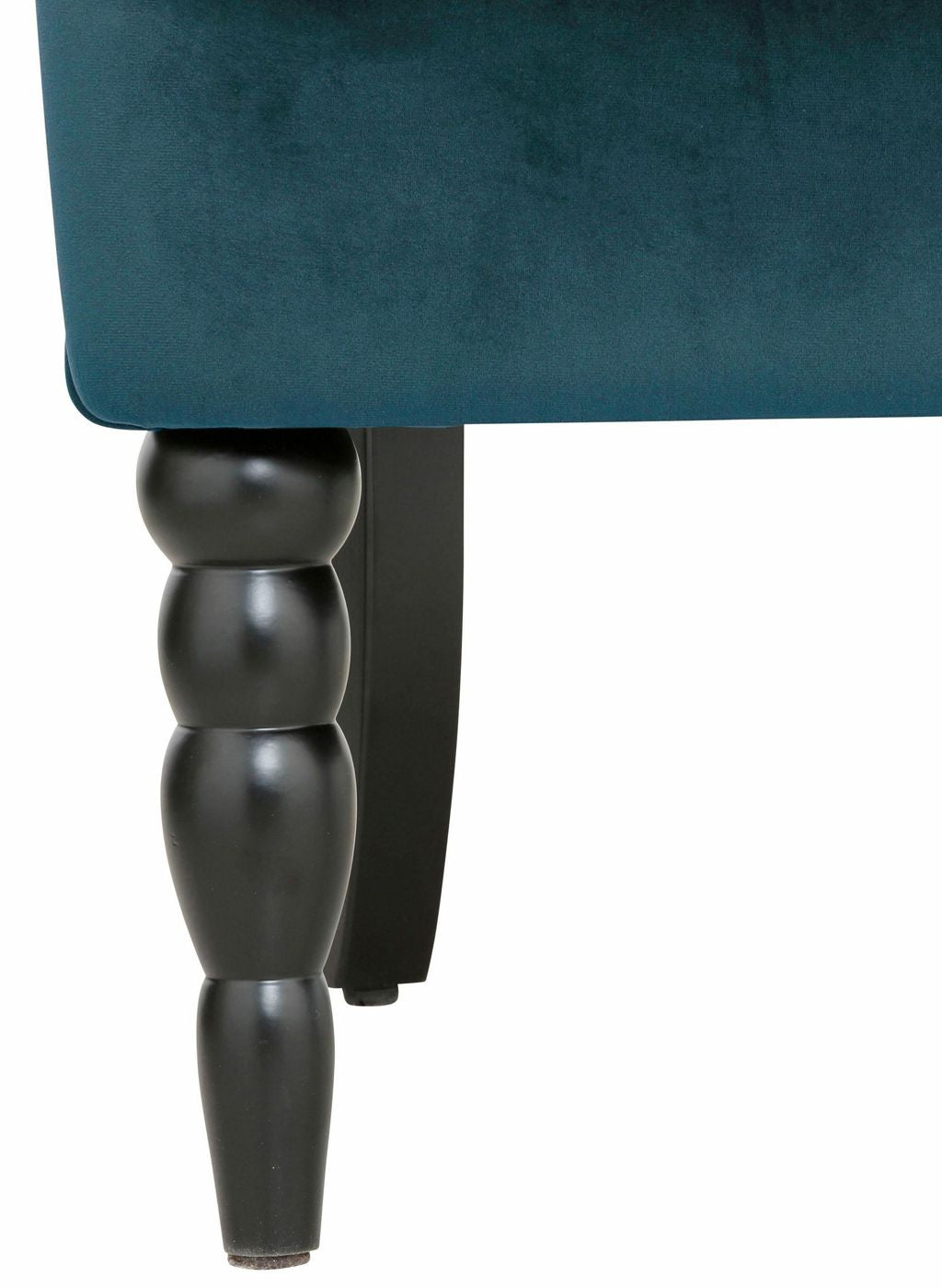 Amanda Armchair in petroleum velvet