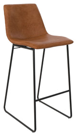 Bowden Padded Barstool Caramel, SH: 76