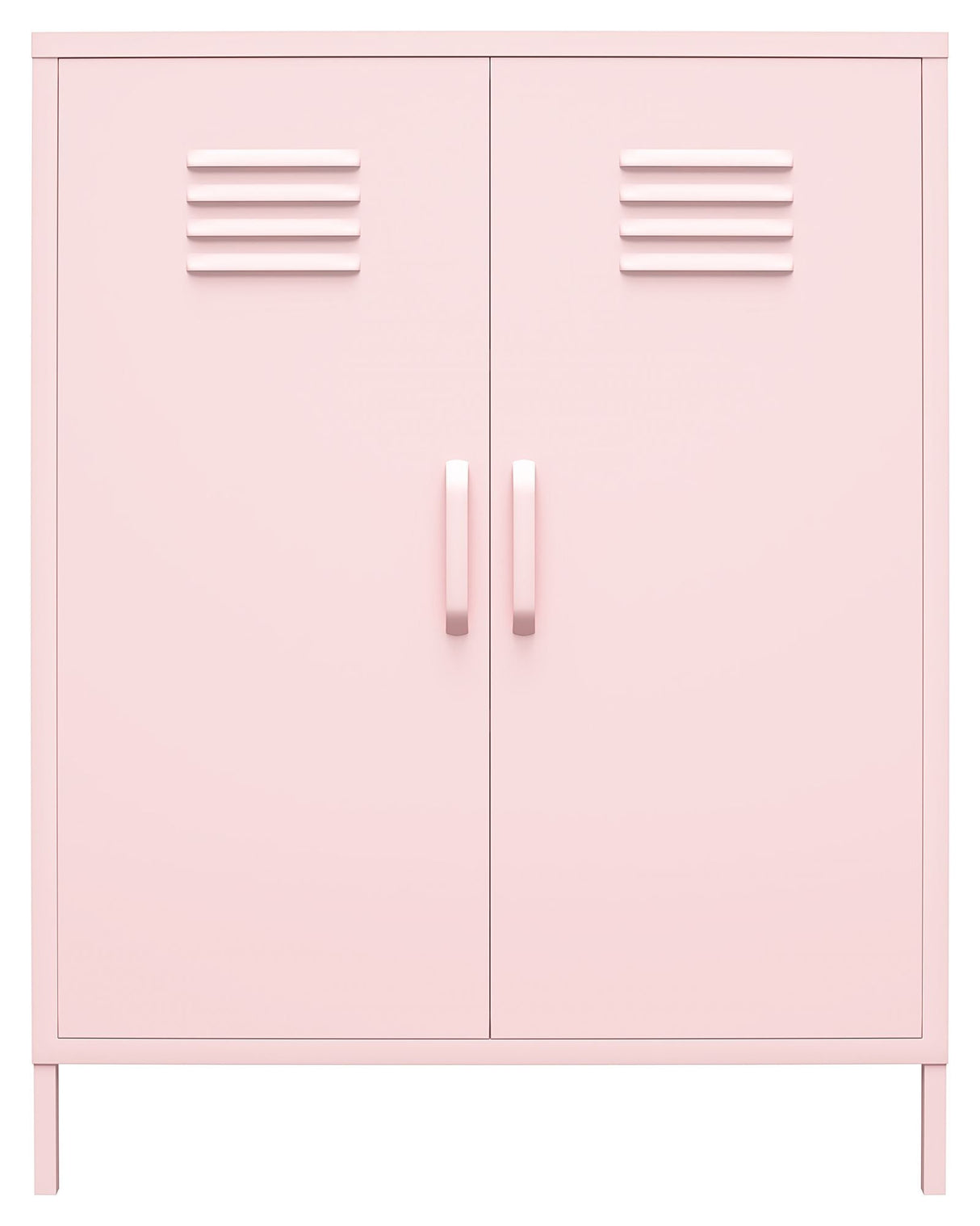 Cache 2-Door Storage Cabinet, Bashful Pink, 102x80x40