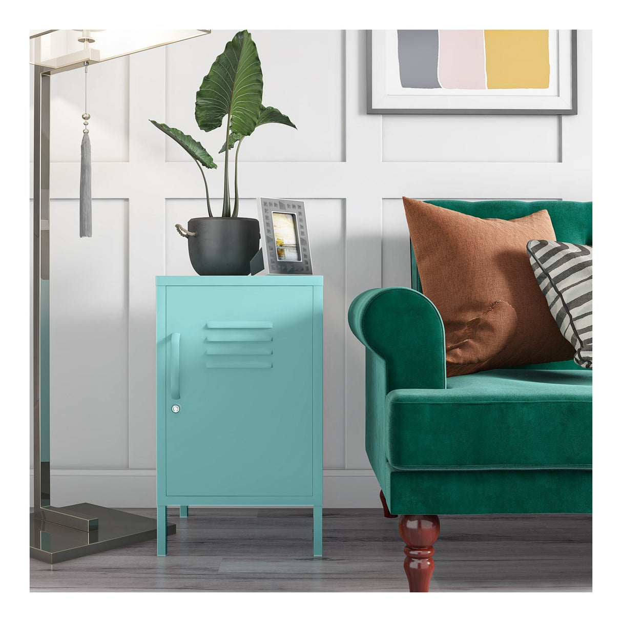 Cache Metal Cabinet / Sideboard, Green