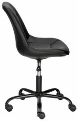 Carl Office chair with black synthetic leather