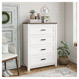 Chapel Hill Chest with 4 drawers, White